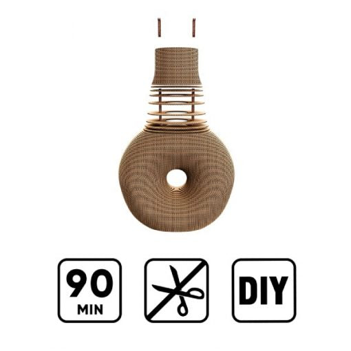 Puzzle 3D Vase Nordique – Sculpture en Carton Recyclé CARTONIC Cartonic