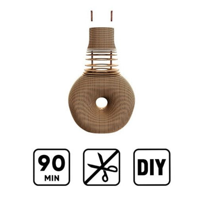 Puzzle 3D Vase Nordique – Sculpture en Carton Recyclé CARTONIC Cartonic