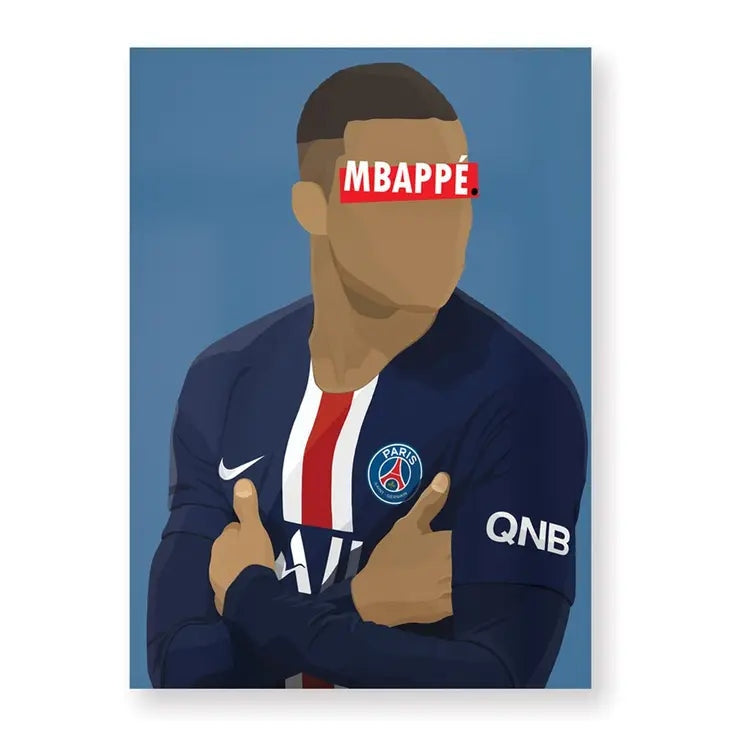 HUGOLOPPI Affiche KYLIAN MBAPPÉ - 30X40 CM Hugoloppi