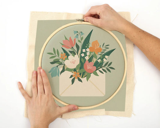 KIT BRODERIE PARTIELLE BOUQUET Graine Créative GRAINE CREATIVE