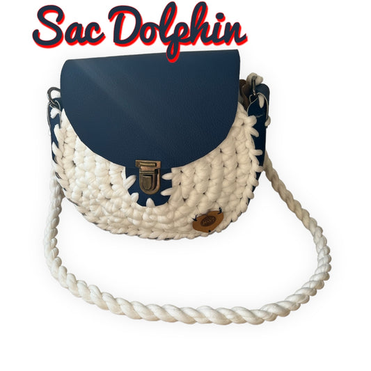 Sac en crochet fait main Dolphin JOY!