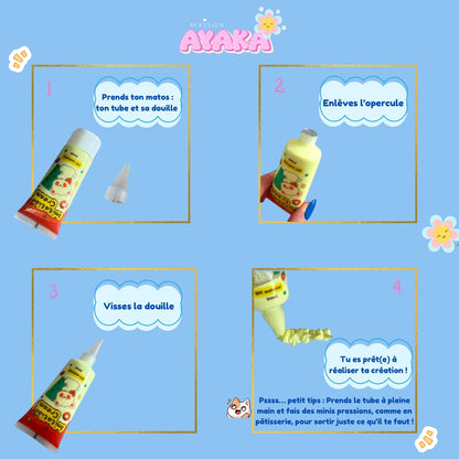KIT DIY KAWAII PORTE-CLÉS – Activité Loisir Créatif Décoden