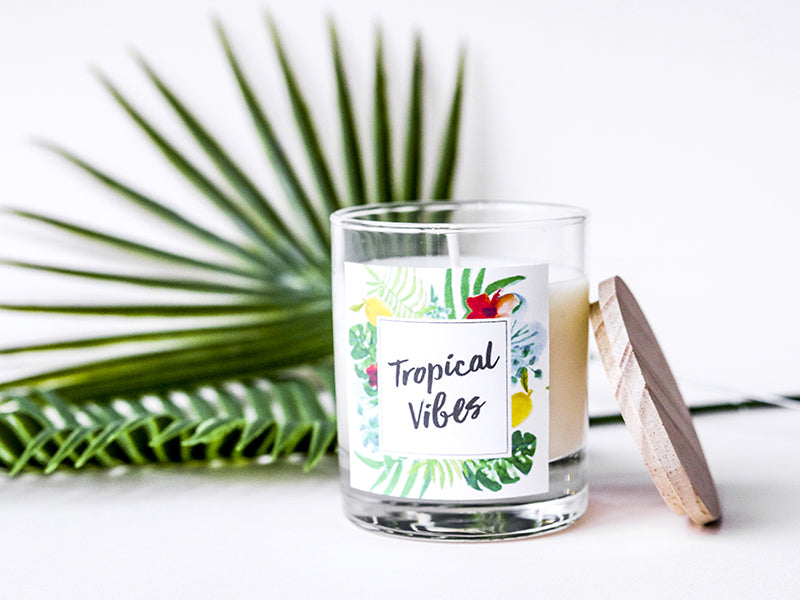 KIT BOUGIE DIY - TROPICAL VIBES LA PETITE EPICERIE