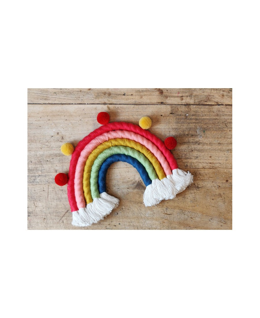 Kit créatif : Je fabrique mon arc en ciel en corde - Coloris Classique La Maison des Makers