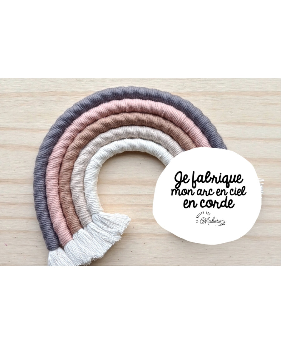 DIY Kit : I make My Own Rope Rainbow - Sweet Dreams La Maison des Makers