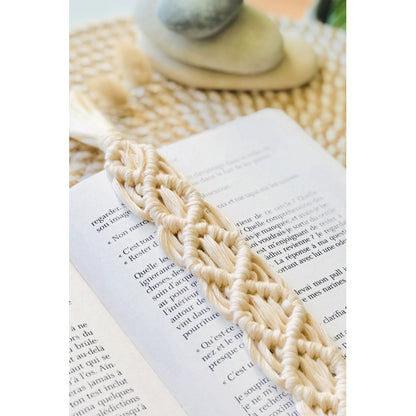 KIT MACRAMÉ MARQUE PAGES -NOEUDS PERSONNALISÉ French kits French´Kits