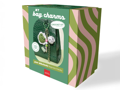 Kit Crochet Débutant – Bag Charms Matcha Club DIY zen & kawaii | La Petite Épicerie LA PETITE EPICERIE