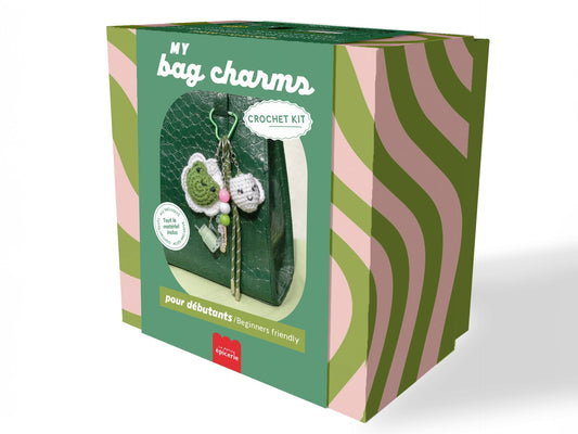 Kit Crochet Débutant – Bag Charms Matcha Club DIY zen & kawaii | La Petite Épicerie LA PETITE EPICERIE