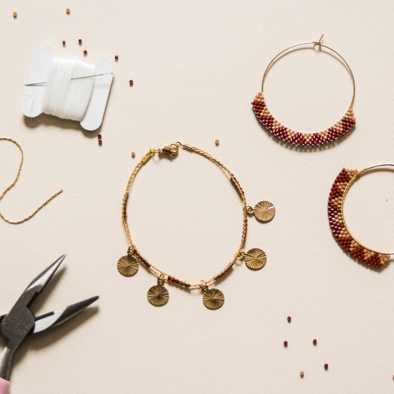 DIY BIJOUTERIE - Mes bijoux à tisser LA PETITE EPICERIE