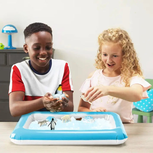 ZIMPLI – Monde Sensoriel Animaux Arctiques | Jouet Neige & Texture Montessori zimpli