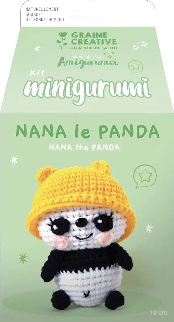 Amigurumi-Set Graine Créative - Nana der Panda