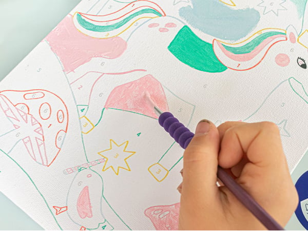 Petit Pinceau Peinture Kids - Licorne et Piou LA PETITE EPICERIE