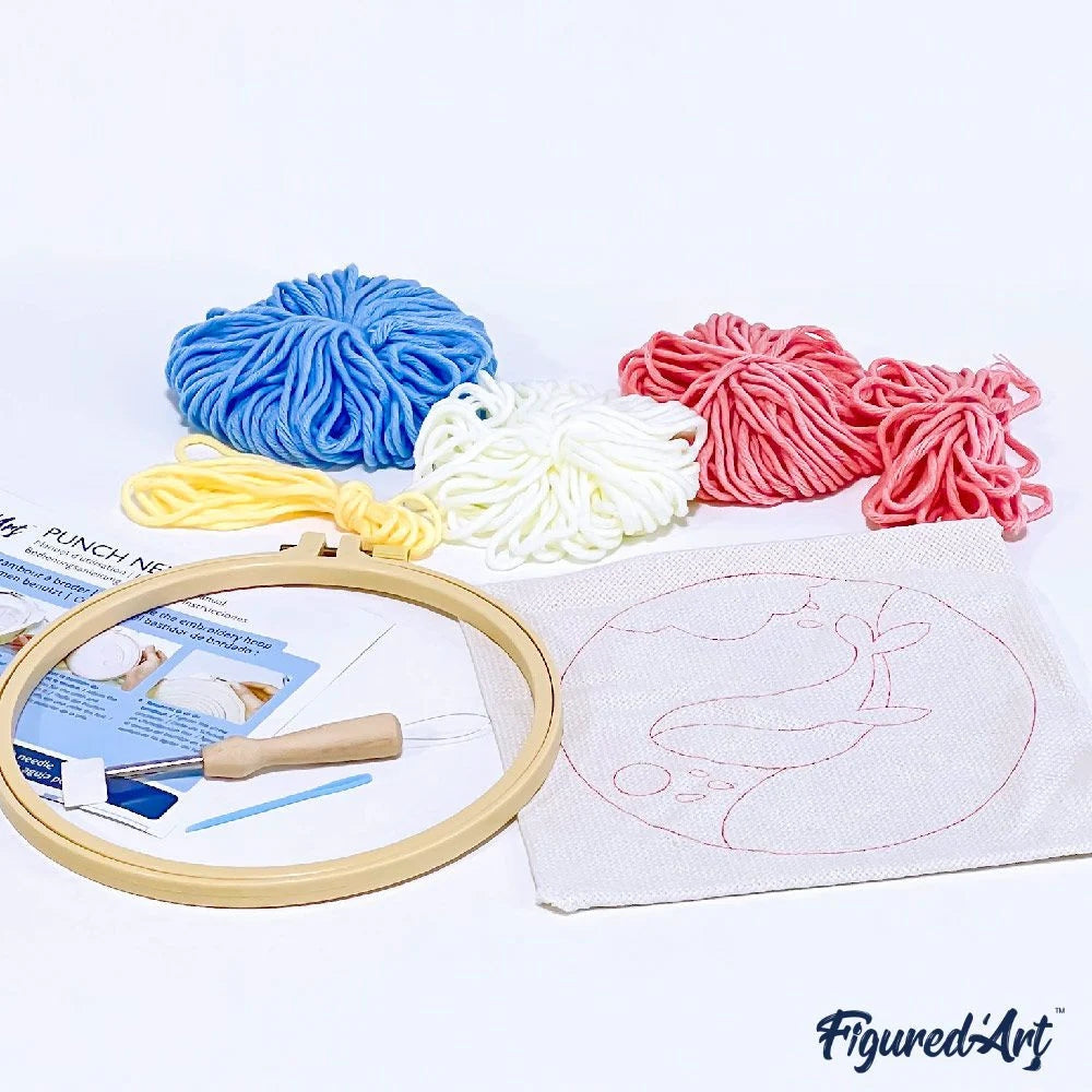 Kit Punch Needle DIY Paresseux sur une Branche Figured'art