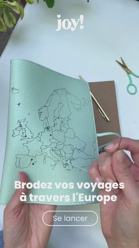 Stitch Europe Mint Reisetagebuch