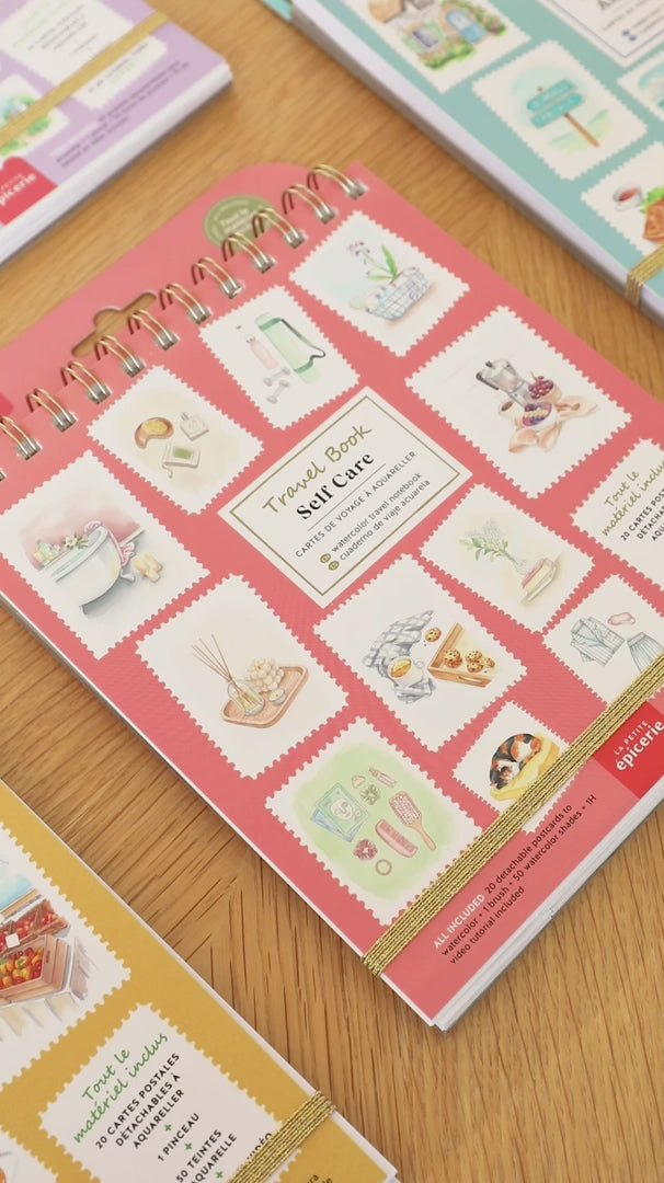 Travel Book Self-Care La Petite Épicerie idée cadeau bien-être et loisir créatif pour ado ou adulte