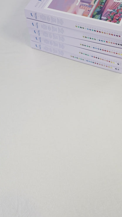 Activité créative pastel par numéro relaxante adulte