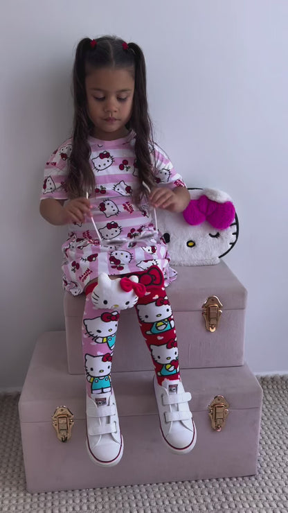 Chaussettes Hello Kitty MADMIA portées – Style kawaii