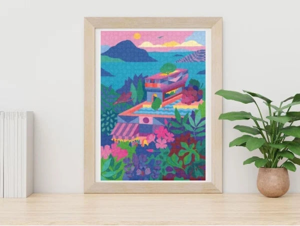 PUZZLE 1000 PIÈCES 68 X 48 CM - SOUVENIR D'ÉTÉ PAR CHLOÉ WEINFELD LA PETITE EPICERIE