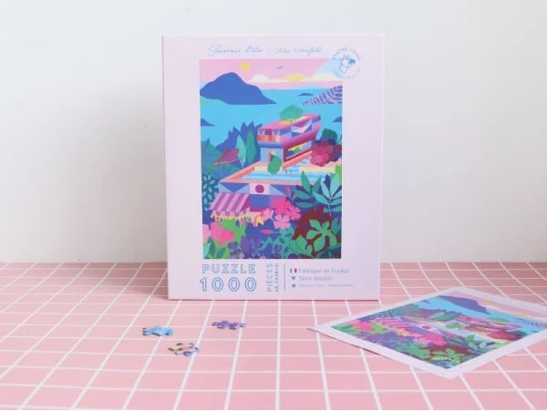 PUZZLE 1000 PIÈCES 68 X 48 CM - SOUVENIR D'ÉTÉ PAR CHLOÉ WEINFELD LA PETITE EPICERIE