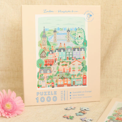Puzzle « London » – Hoglet&Co • 1000 pièces (68 × 48 cm) LA PETITE EPICERIE