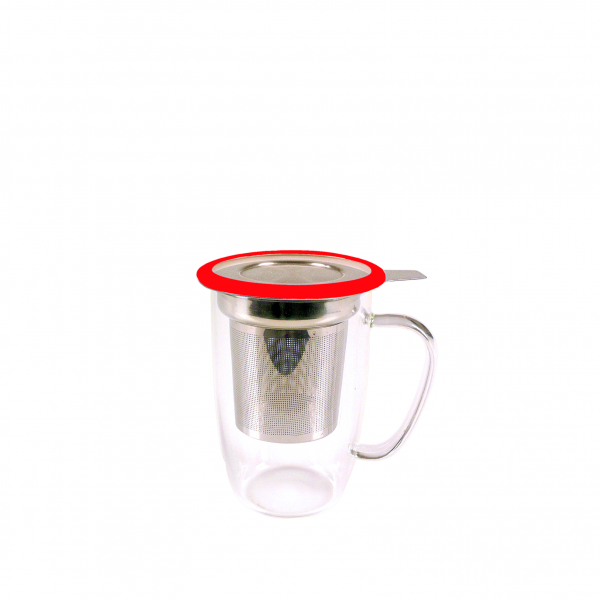 Tastea Kräuterteekanne 450 ml Rot