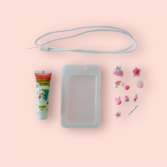 Kit Kawaii Porte Badge DIY – Décoden Maison Ayaka