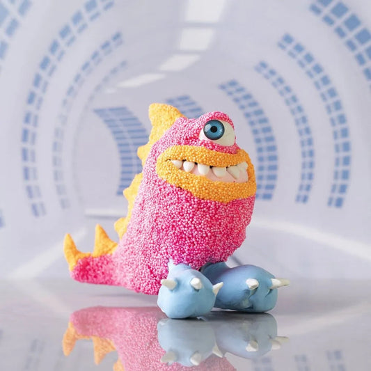 Mini Kit DIY Modelage Monstre Freddy Rose Néon Creative Compagny