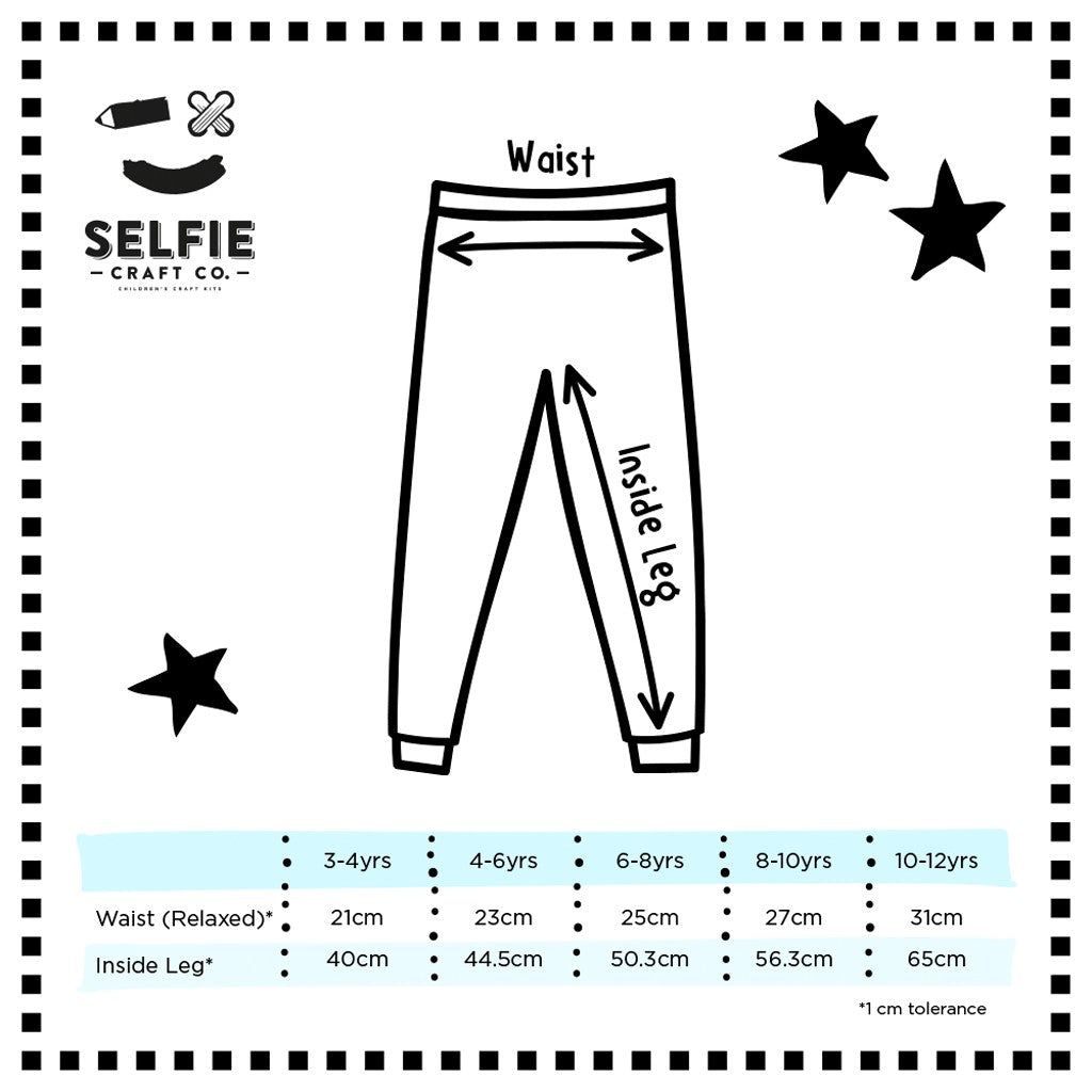 Pyjama à colorier aux couleurs de Footballeurs Selfie Craft Co