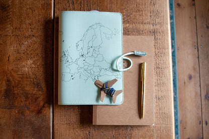 Carnet de Voyage Stitch Europe Menthe Chasing Threads Ltd