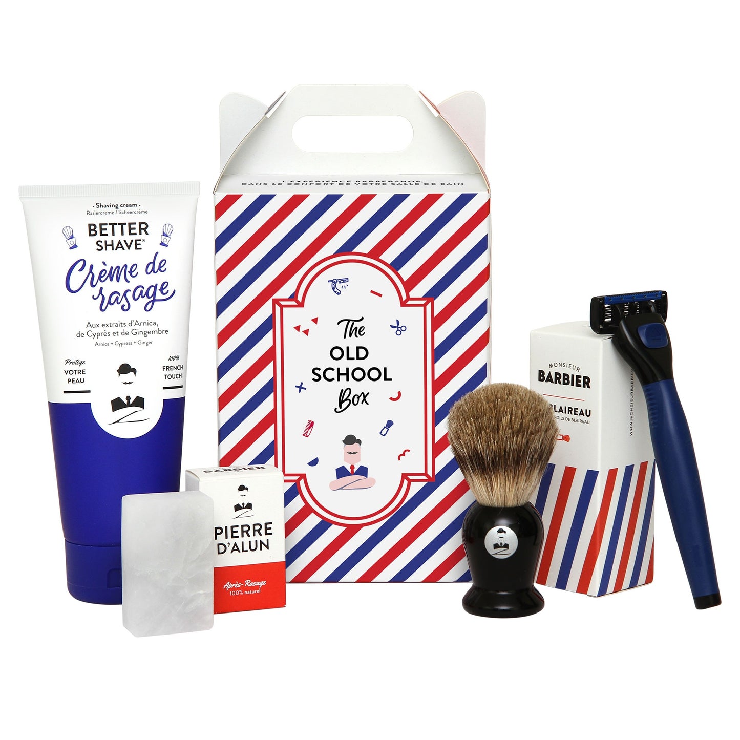 Coffret Old School pour Homme Monsieur BARBIER