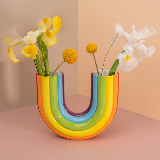 Doiy - Rainbow vase Doiy