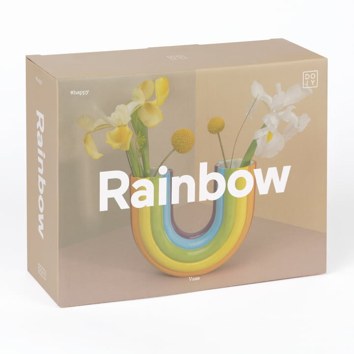 Doiy - Rainbow vase Doiy