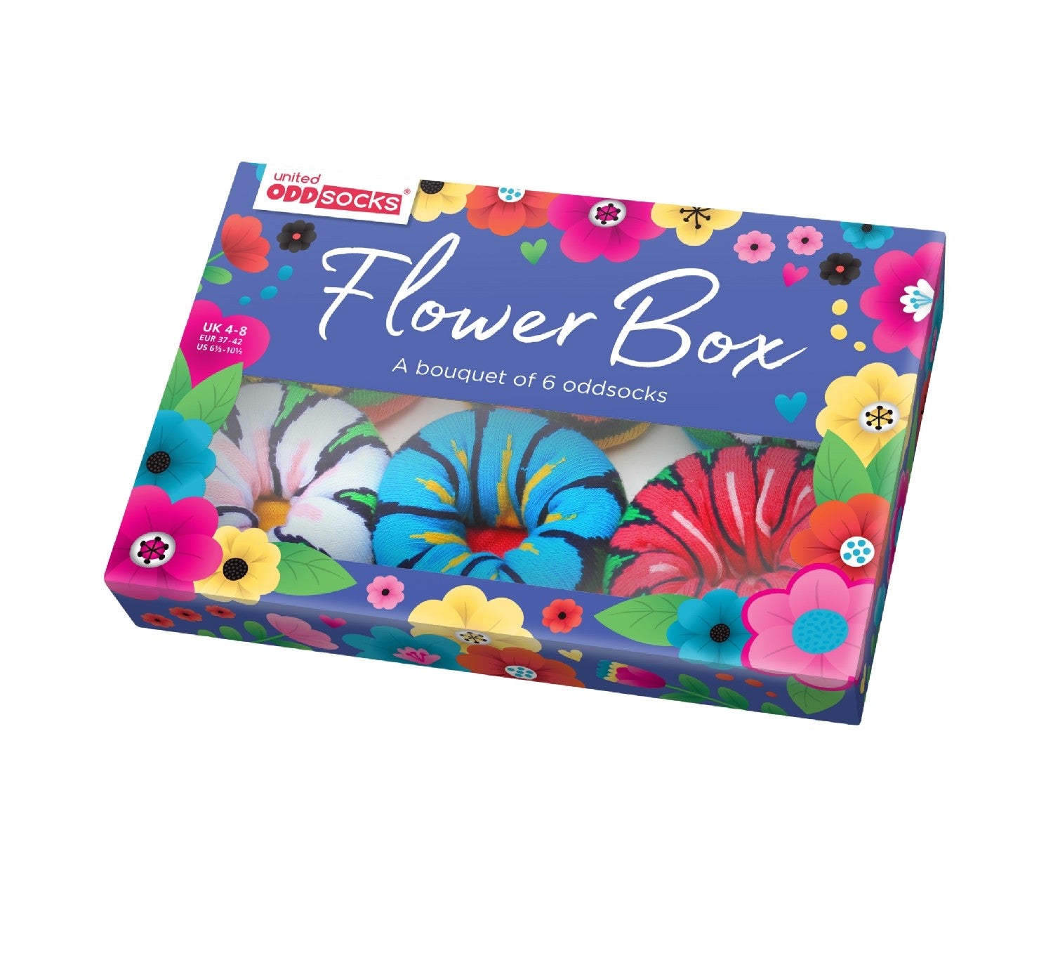Coffret Cadeau Chaussettes Fleurs – United Oddsocks 🌸 United Oddsocks