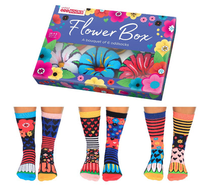 Coffret Cadeau Chaussettes Fleurs – United Oddsocks 🌸 United Oddsocks