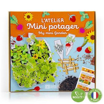 Coffret Mini Potager – Radis et Capucine 🌱 Kit de jardinage pour enfants Radis et Capucine
