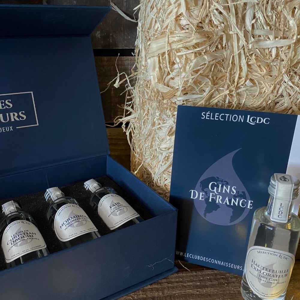 Coffret Gins de France 6 x 40 ml Le Club des Connaisseurs