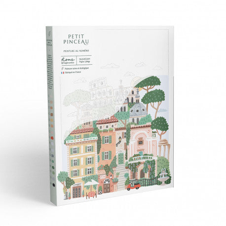 Coffret peinture au numéro - Petit Pinceau ROME PAR HOGLET AND CO LA PETITE EPICERIE