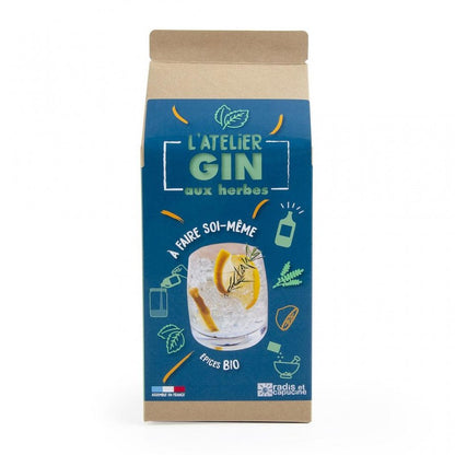 Coffret L'ATELIER GIN AUX ÉPICES BIO Radis et Capucine