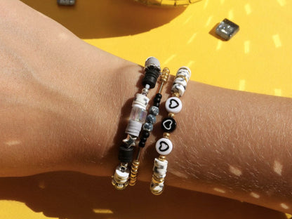 Kit perles heishi et de breloques, fabrication de bijoux - New-York LA PETITE EPICERIE