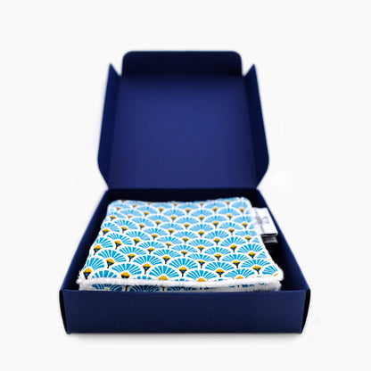 6X "Paon-Paon" Lingettes démaquillantes lavables Le Petit Carré Français