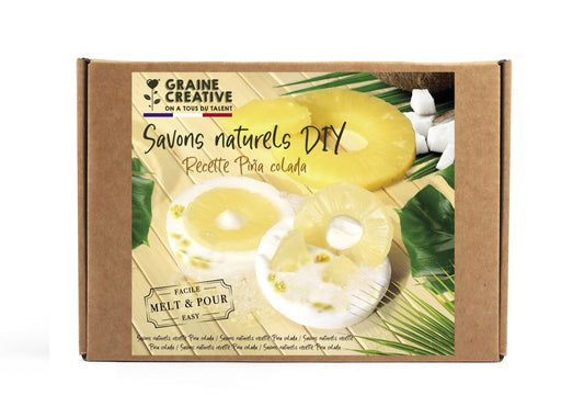 GRAINE CREATIVE Kit fabrication Savon Naturel Pina Colada GRAINE CREATIVE