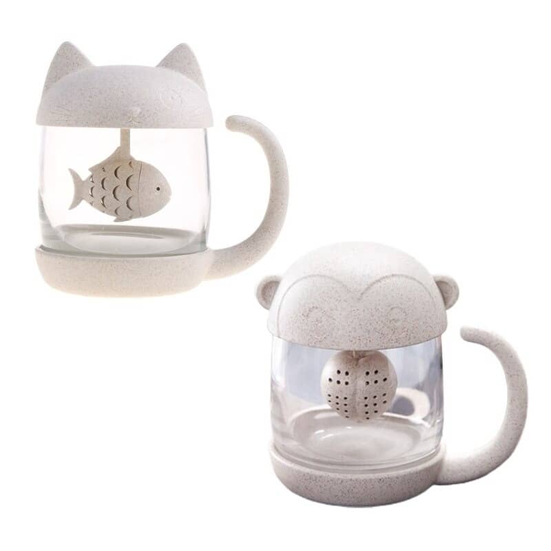 TASSE À THÉ CHAT - INFUSEUR À THÉ CHAT lavantgardiste